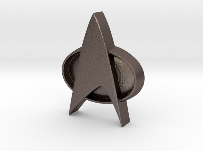 Star Trek Tng Badge 3d printed