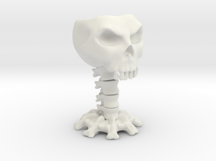 Decorative skull for holding items 3d printed 