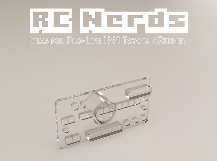 RCN064 Radio back panel for Toyota 4Runner 91 3d printed