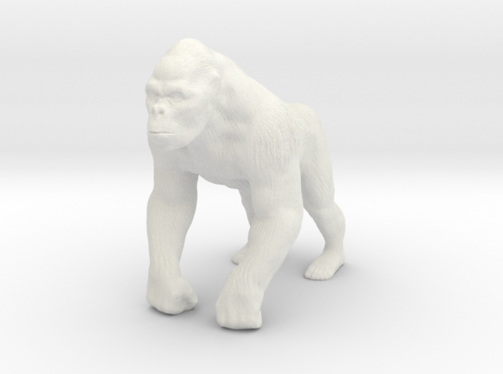 Printle Animal Gorilla - 1/32 3d printed