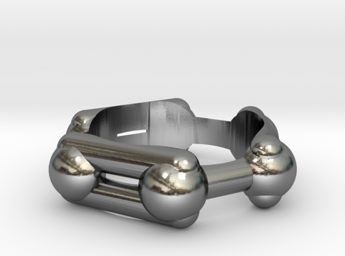 Benzene Ring Molecule Ring 3D 3d printed