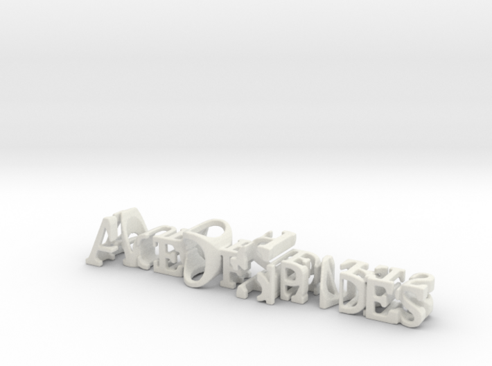 3dWordFlip: AceOfSpades/FourOfHearts 3d printed