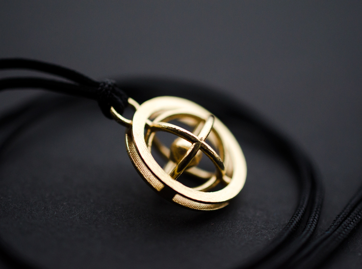 Rotating Planet - Time Turner inspired 3d printed
