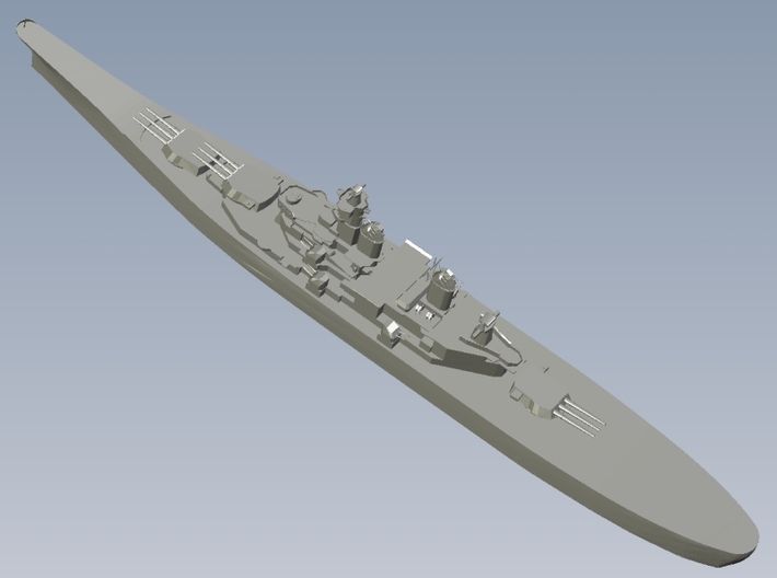1/3000 scale USS Iowa BB-61 battleships x 2 3d printed 