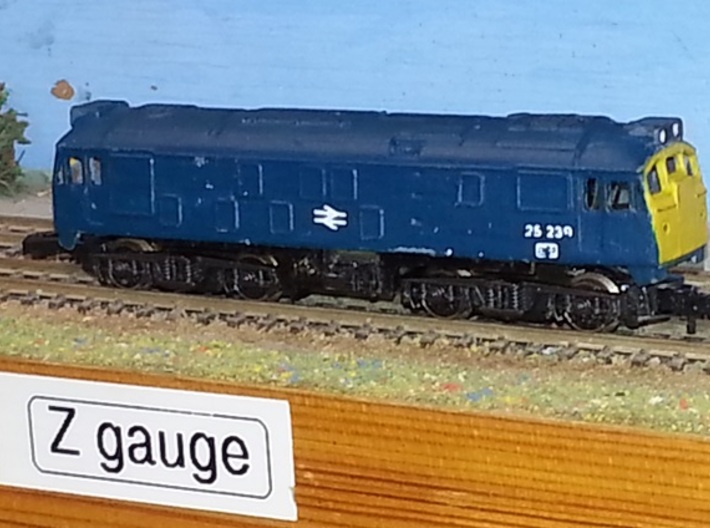 Class 24 Late / Class 25 Early - Z - 1:220 3d printed finished model
