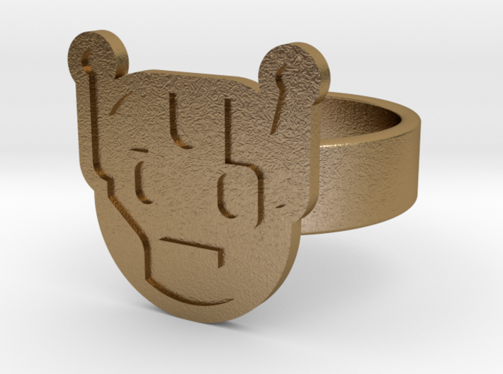 Killbot Ring 3d printed