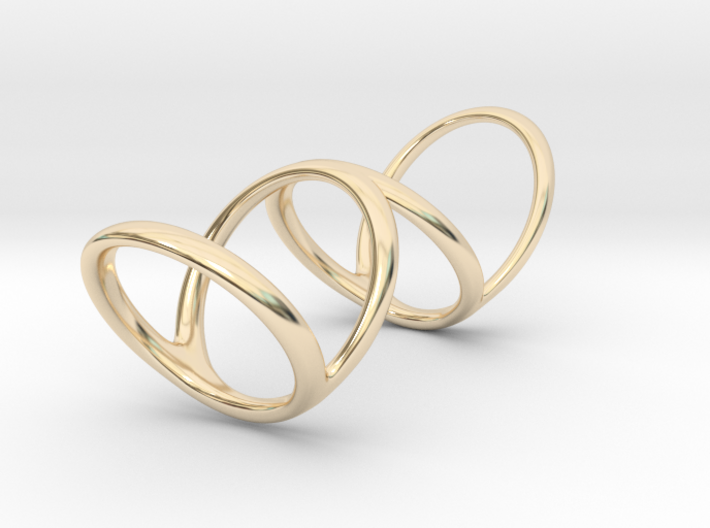 Ring for Bob L1 1 1-4 L2 1 3-4 D1 8 D2 9 3-4 D3 10 3d printed