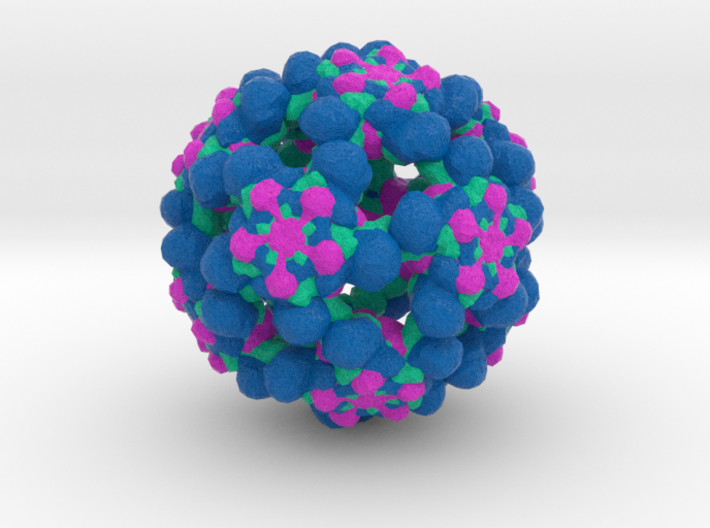 Coxsackievirus Virus-Like Particle 3d printed
