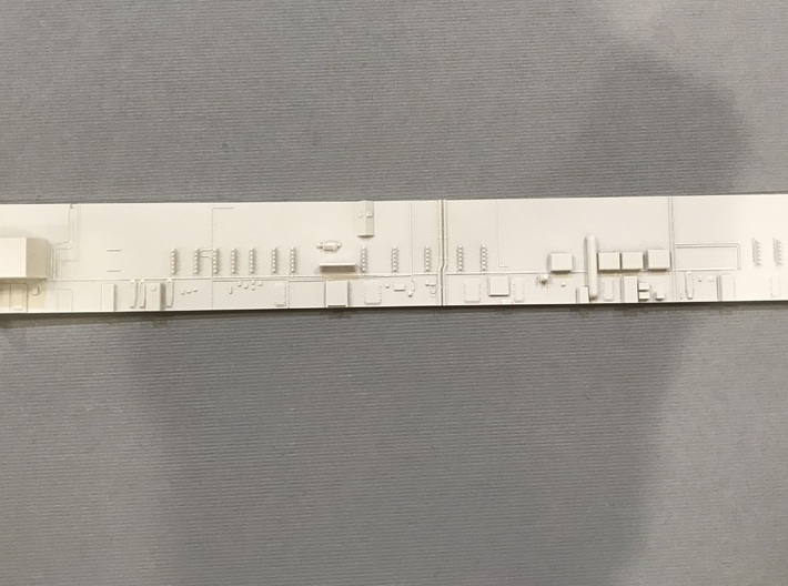1:350 Scale USS Enterprise Hangar Bay 1 3d printed 