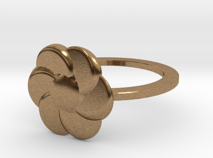 Flower Ring 3d printed