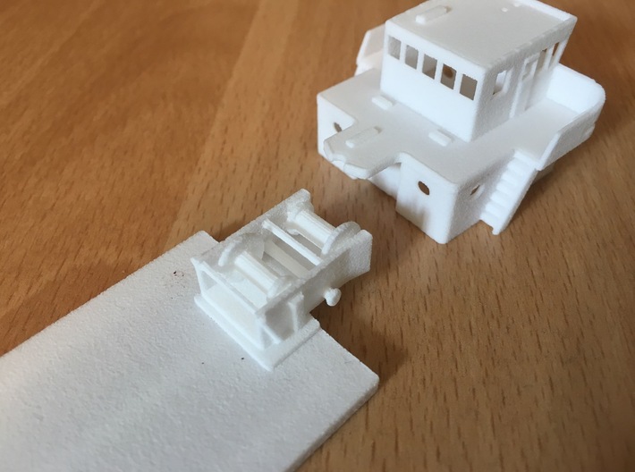 Supplier NVG6, Superstructure (1:200, RC) 3d printed 