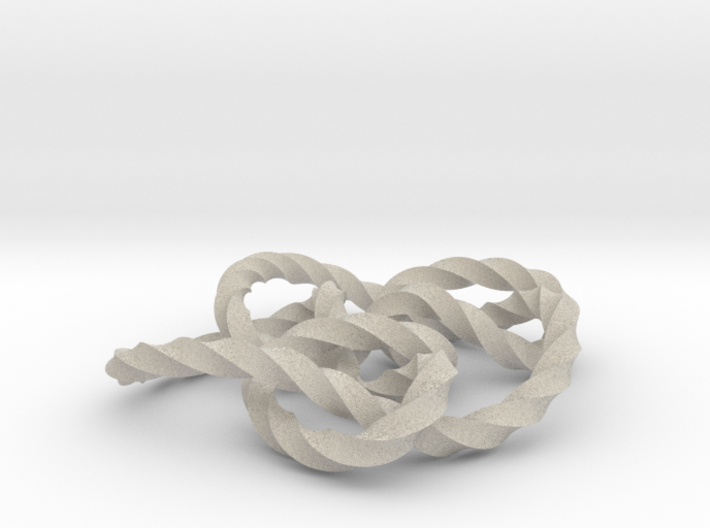 Knot 8₁₅ (Twisted square) 3d printed