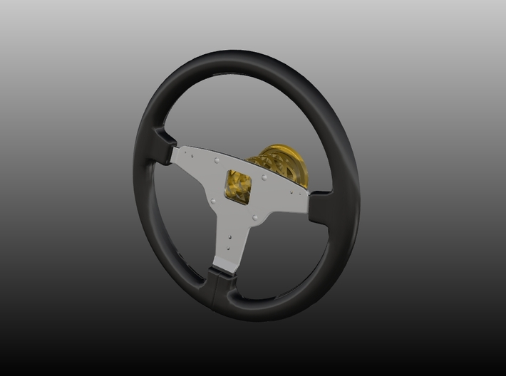 Steering Wheel P934-RSR Type - 1/10 3d printed 