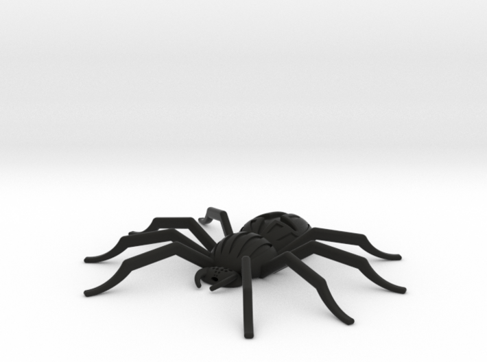 Orb-weaver spider pendant-brooch and pendant 3d printed