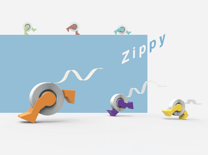 Zippy! Tape Dispenser 3d printed