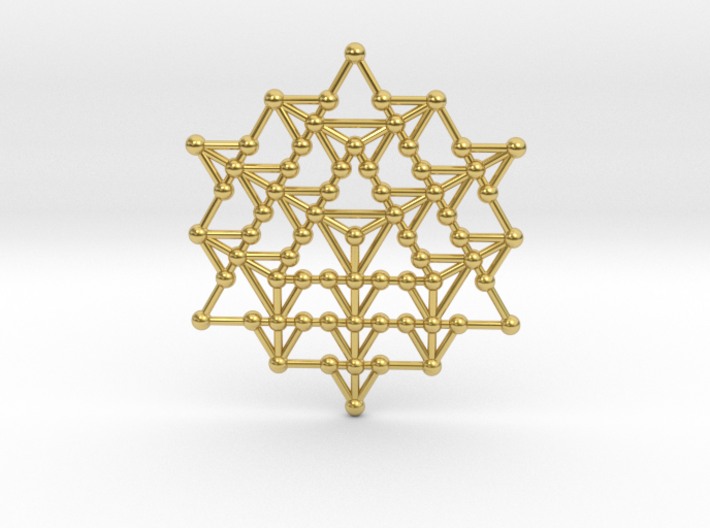 64 Tetrahedron Grid 3d printed
