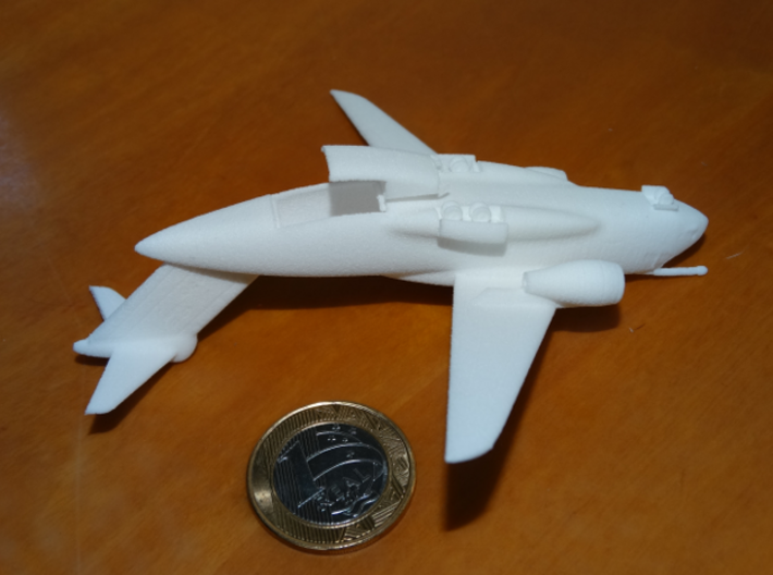022E KC-390 1/350 WITH LANDING GEAR 3d printed 