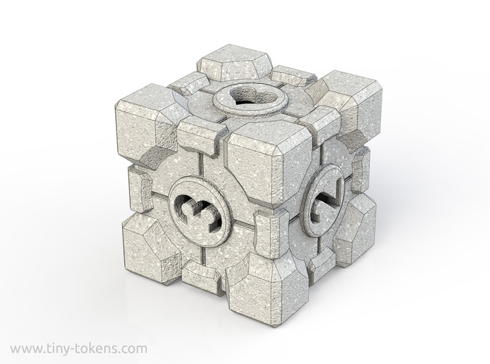 3D Printed Portal Weighted Companion Cube -  Canada