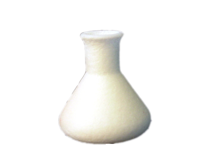 Erlenmeyer Flask 3d printed Photo White Strong and Flexible
