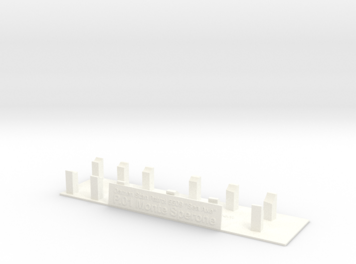 Display Stand for Monte Sperone (1:200) 3d printed 