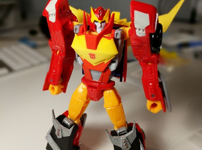 MTMTE Rodimus chest (Part 1 of 2) 3d printed