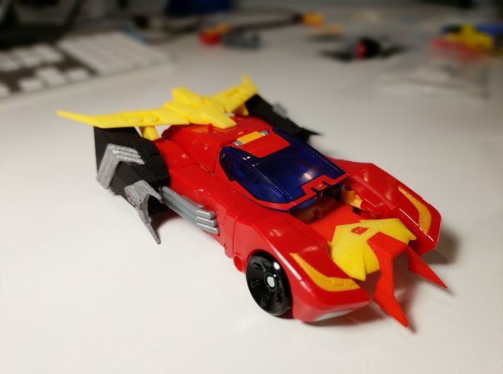 MTMTE Rodimus chest (Part 2 of 2) 3d printed 