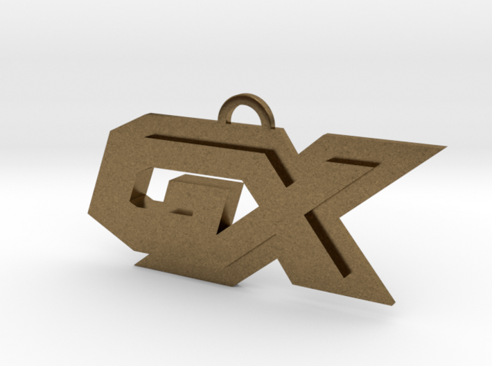GX symbol 3d printed
