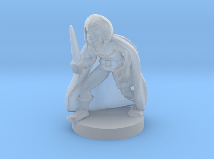 Gnome Male Rogue 3d printed