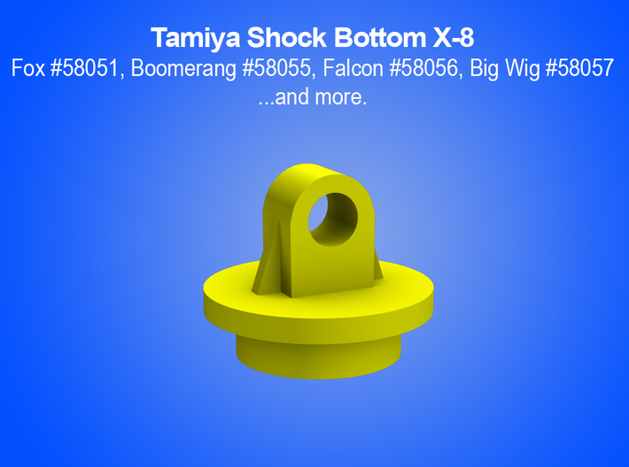 Tamiya Shock Bottom (Part X-8) 3d printed 