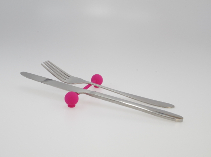 Knife rest & Cutlery rest.  Row of spheres 3d printed 