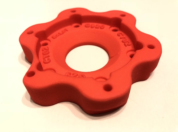 Logitech G29 and G920 compatible adapter 3d printed Final test print from shapeways