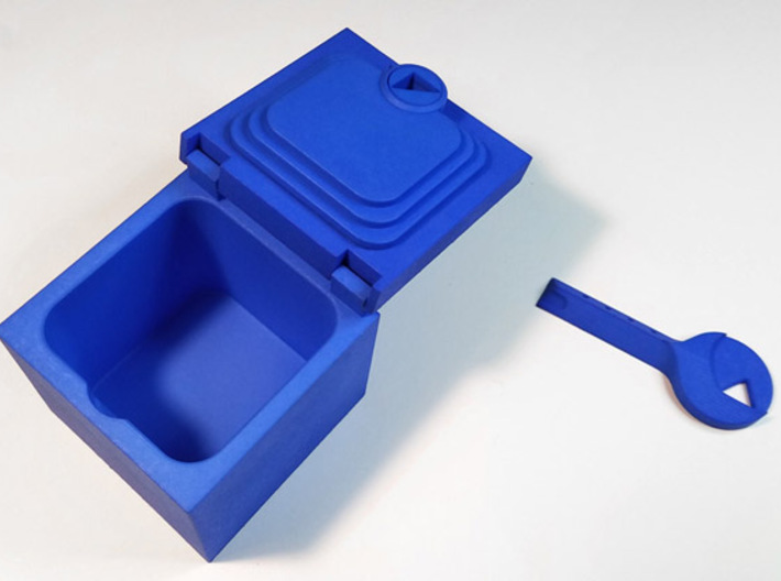 Mulholland Drive "Blue Box" - 4 of 4 - Lock Parts 3d printed Assembled Box