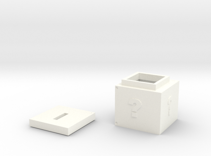 coin box Cube(with lid) 3d printed