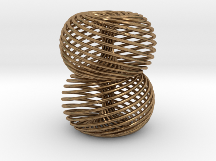 Double Spiral Torus 25/12 3d printed