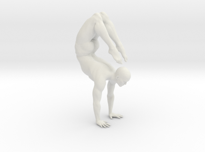 Male yoga pose 007 3d printed