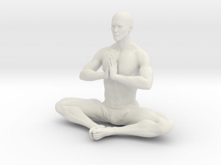 Male yoga pose 011 3d printed