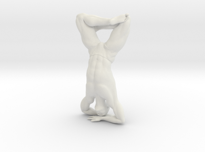 Male yoga pose 014 3d printed