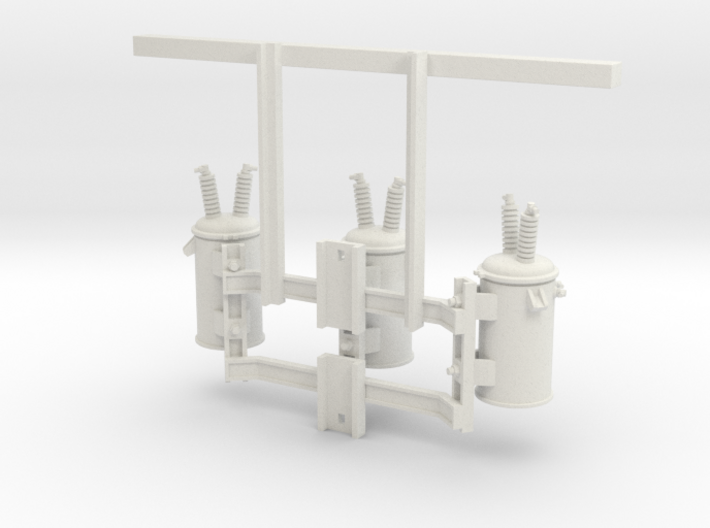 3 Phase Overhead Transformer 1:24 3d printed
