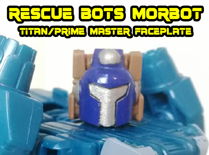 Morbot Face (Titans Return) 3d printed Hand painted Fud