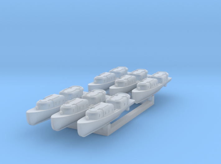 US Navy 40ft motor boat with closed canopy 1/700 3d printed
