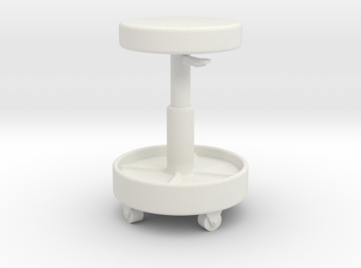 1/10 Scale Shop Roller Stool 3d printed