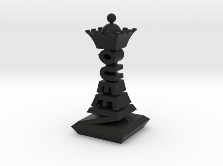 Modern Chess Set - QUEEN 3d printed
