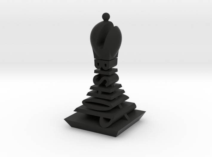 Modern Chess Set - BISHOP 3d printed