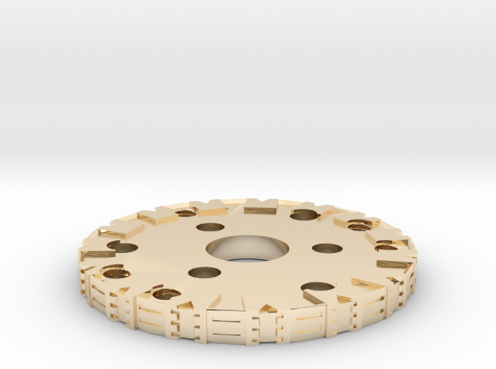 Detailed Chassis Disk 3d printed