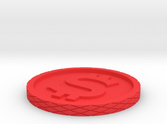 Dollar Coin - Single Material 3d printed