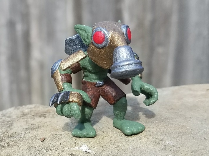Gas Mask Goblin Trencher 3d printed 