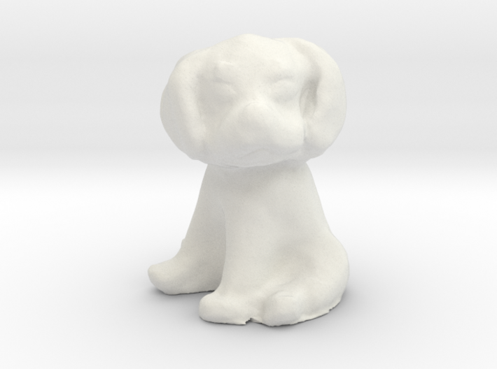 1/12 Puppy Sitting 3d printed