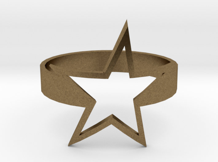 Star Ring 3d printed