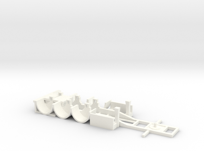 tank container chassis trailer 1-87 HO scale 3d printed