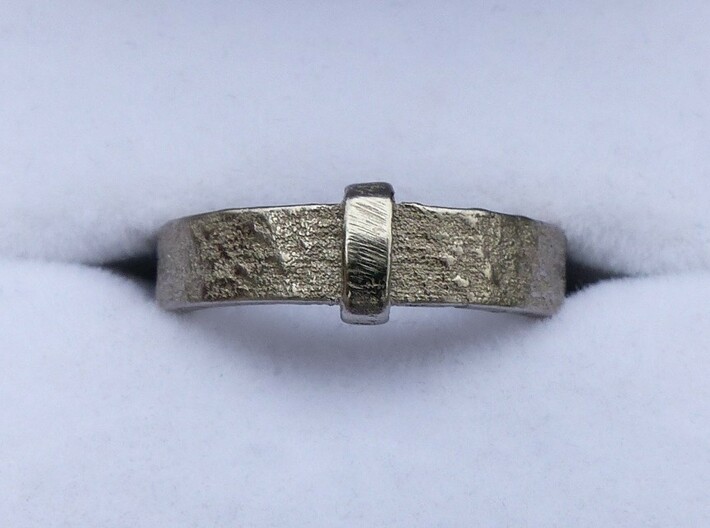 Outlander Ring - Claire's Ring 3d printed Nickel-plated steel